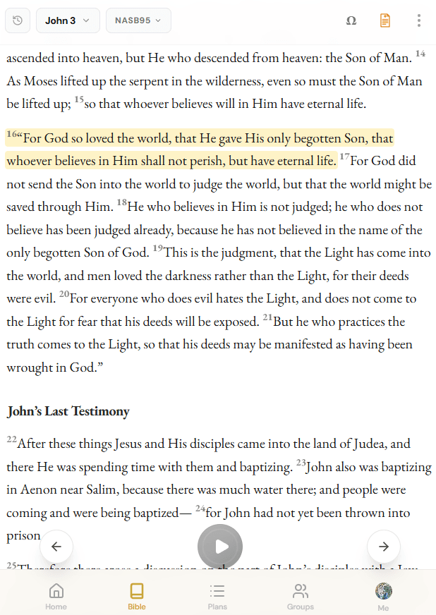 Bible Reader Preview